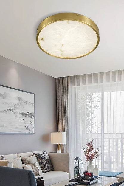 Geometric Alabaster Recessed Ceiling Light - view 8 | everlamps