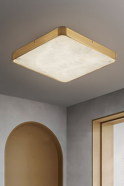 Geometric Alabaster Recessed Ceiling Light - view 9 | everlamps