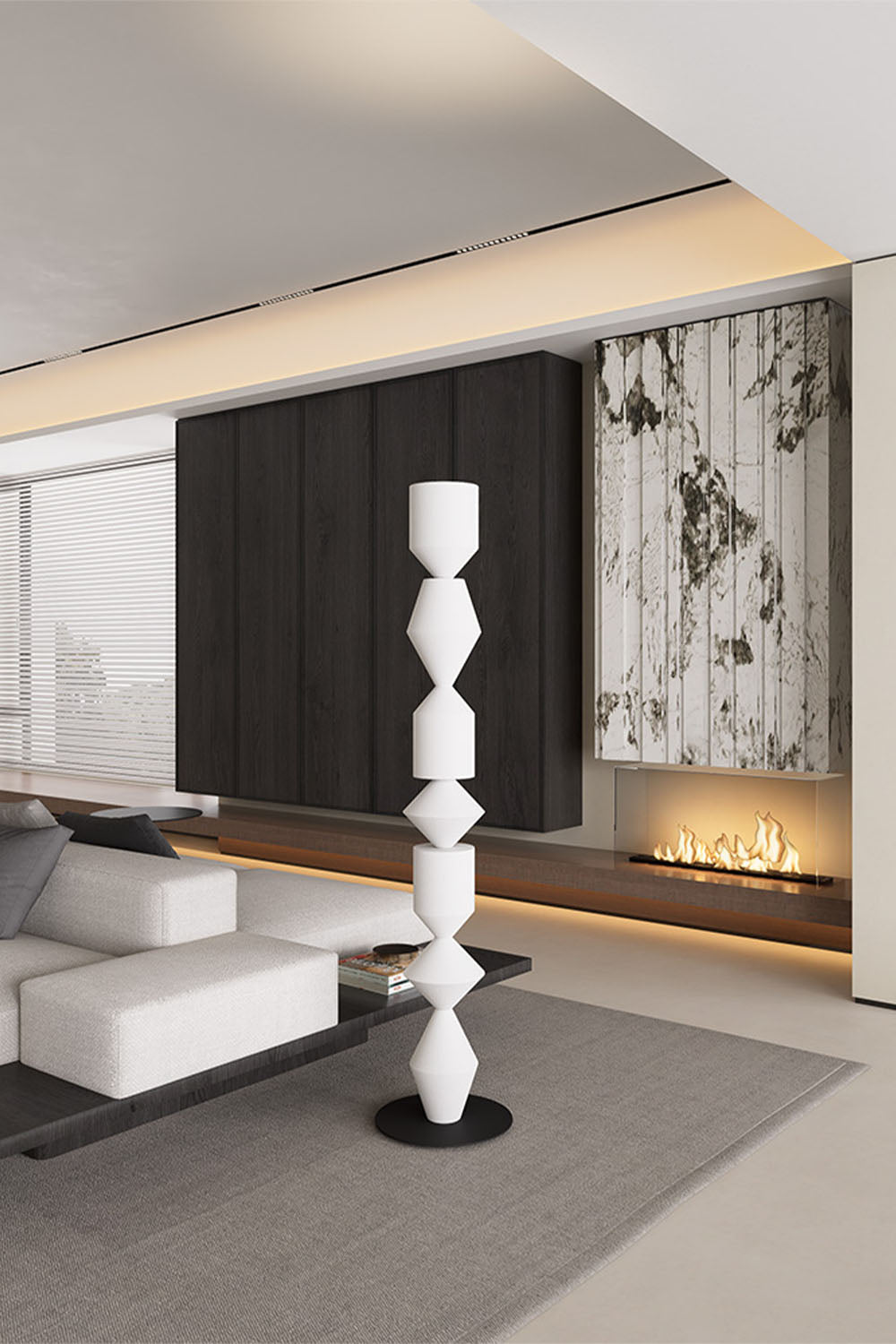 Geometric Floor Lamp - view 7 | everlamps