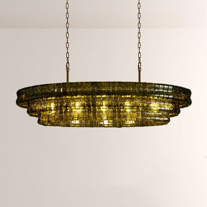 Ghiaccia Oval Chandelier