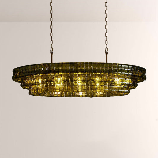 Ghiaccia Oval Chandelier