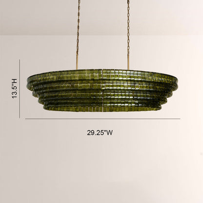 Ghiaccia Oval Chandelier
