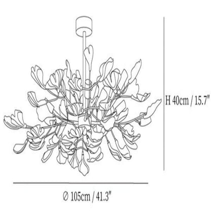 Gingko Luxury Chandelier Style A