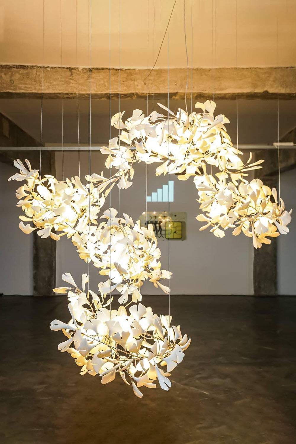 Gingko Chandelier F - everlamps
