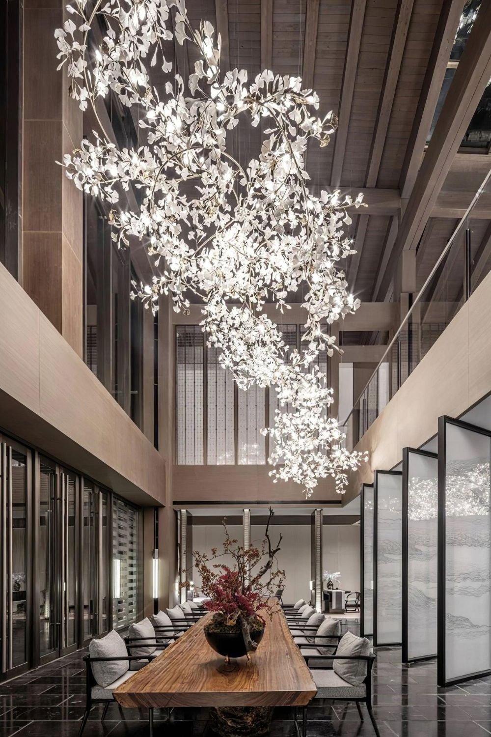 Gingko Chandelier F - everlamps