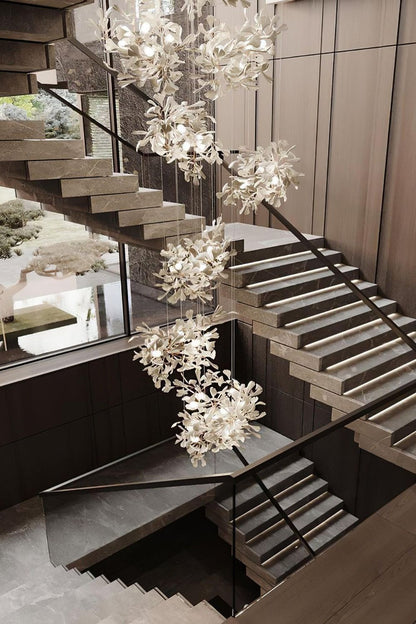 Gingko Chandelier F - everlamps