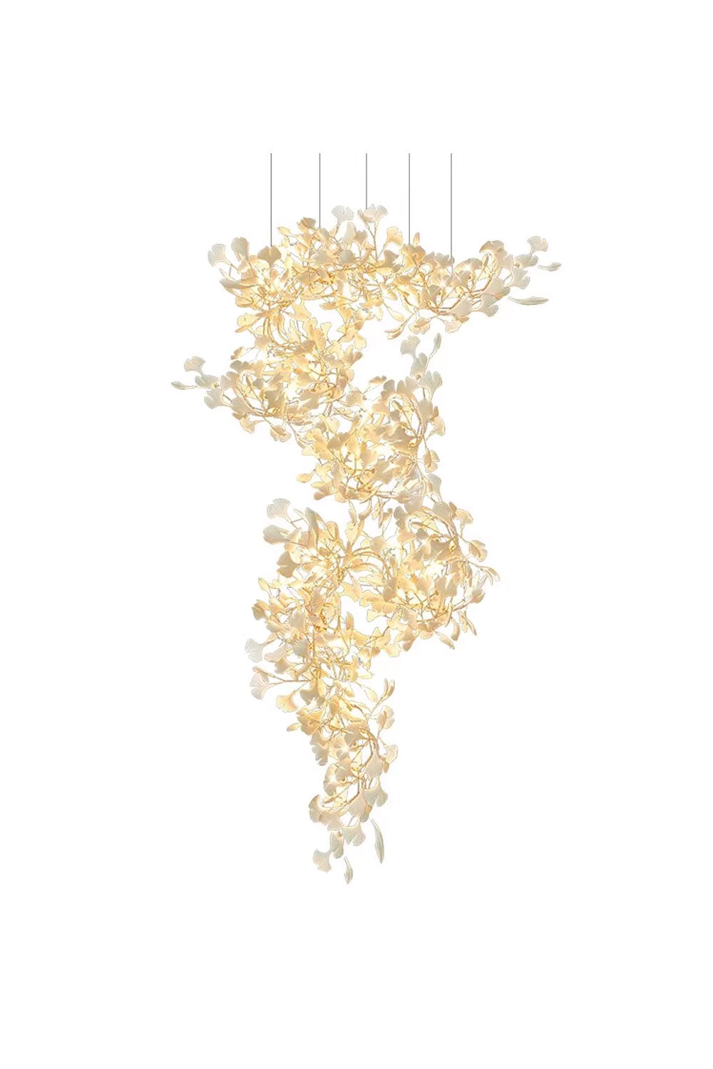 Gingko Chandelier F - everlamps
