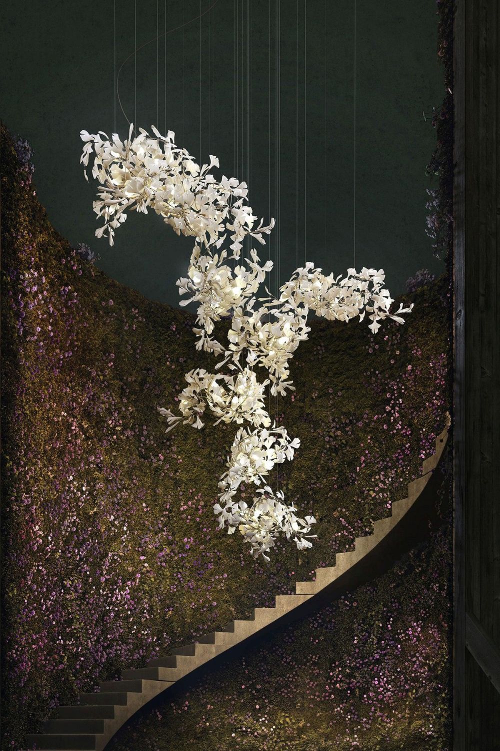 Gingko Chandelier F - everlamps