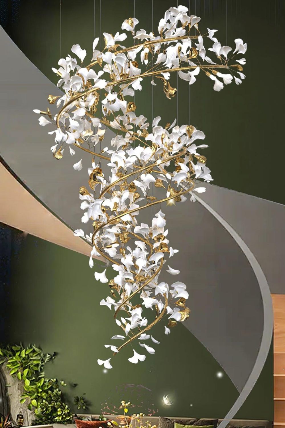 Gingko Chandelier Q - everlamps
