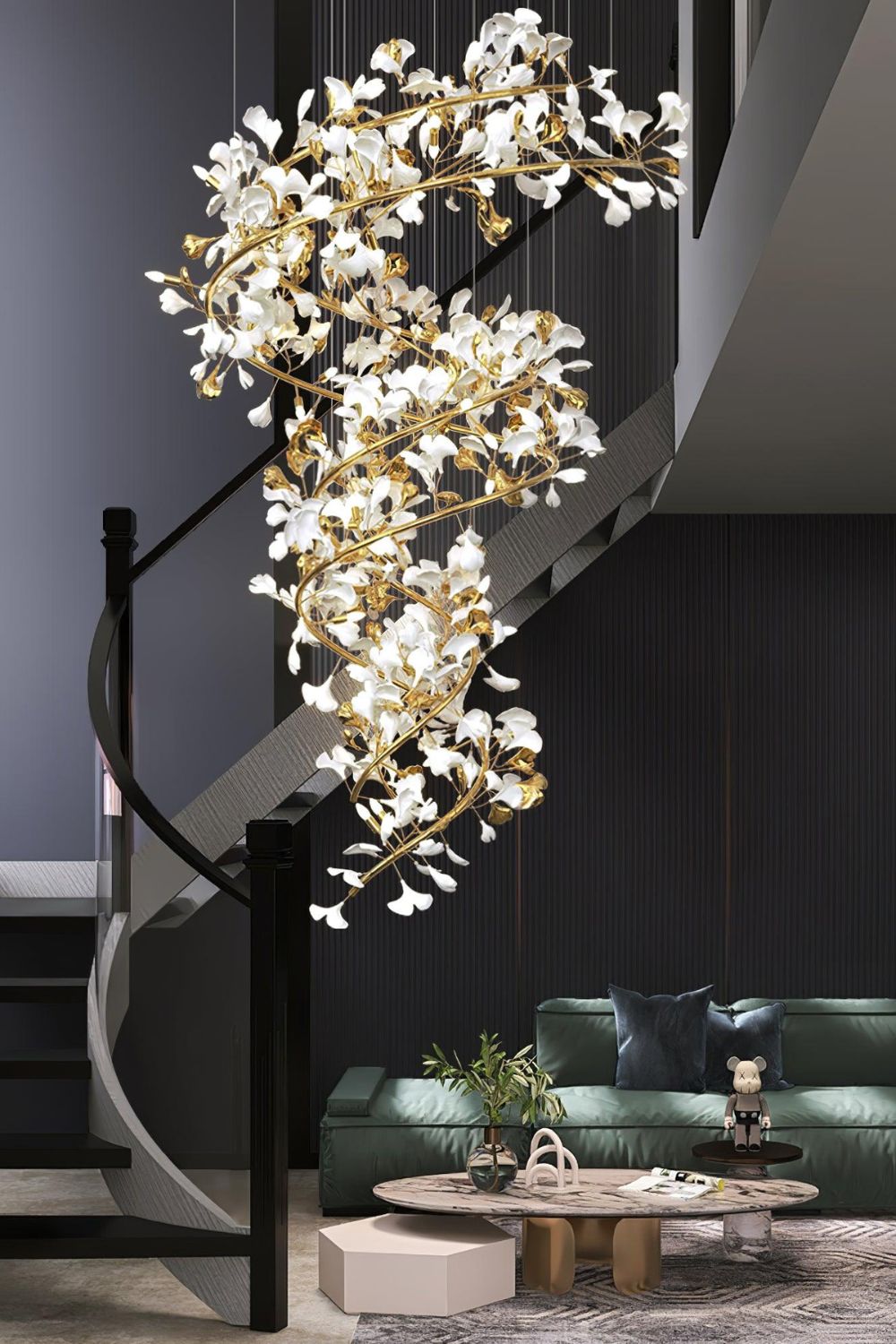 Gingko Chandelier Q - everlamps