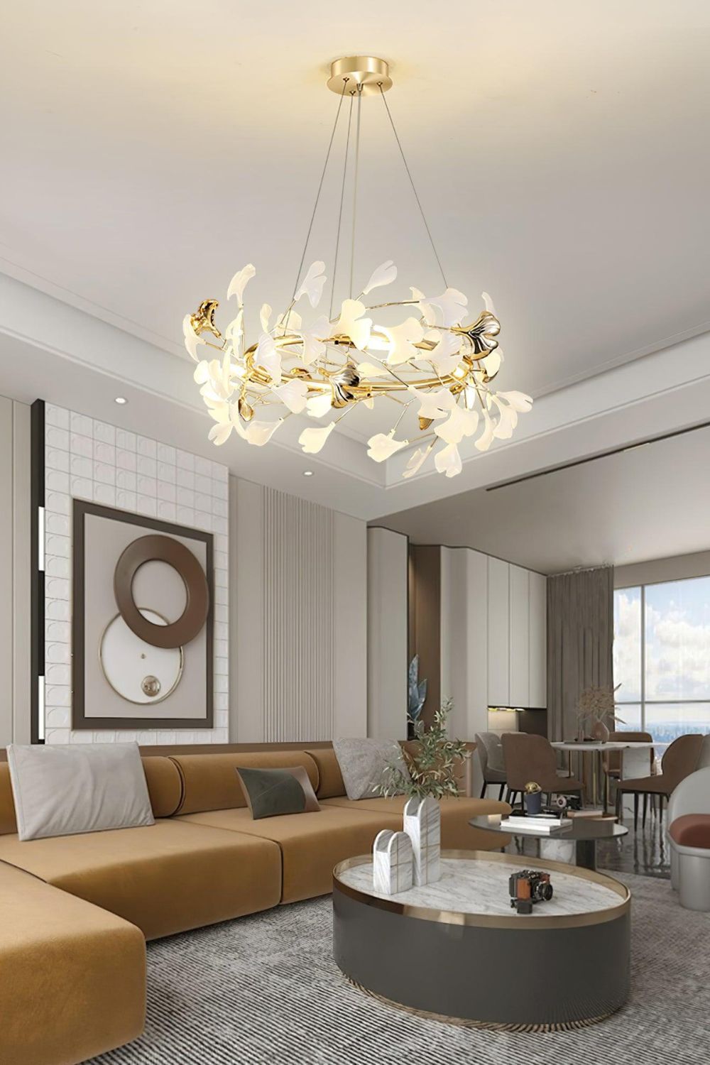 Gingko Chandelier U - everlamps