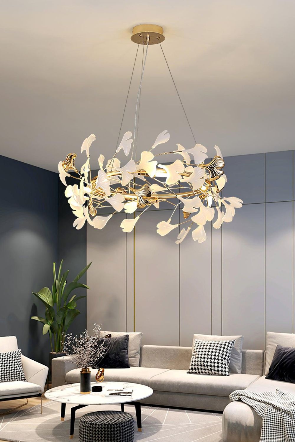 Gingko Chandelier U - everlamps