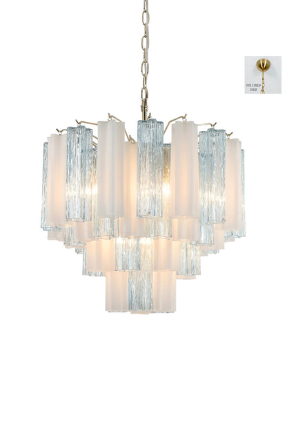 Glacier Ice Glass Chandelier Samu  Lamp