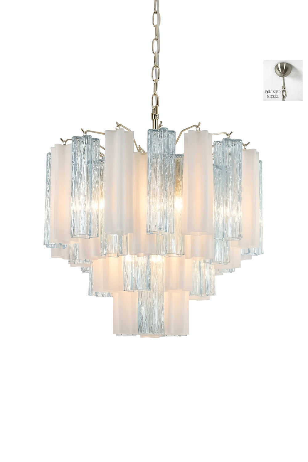 Glacier Ice Glass Chandelier Samu  Lamp