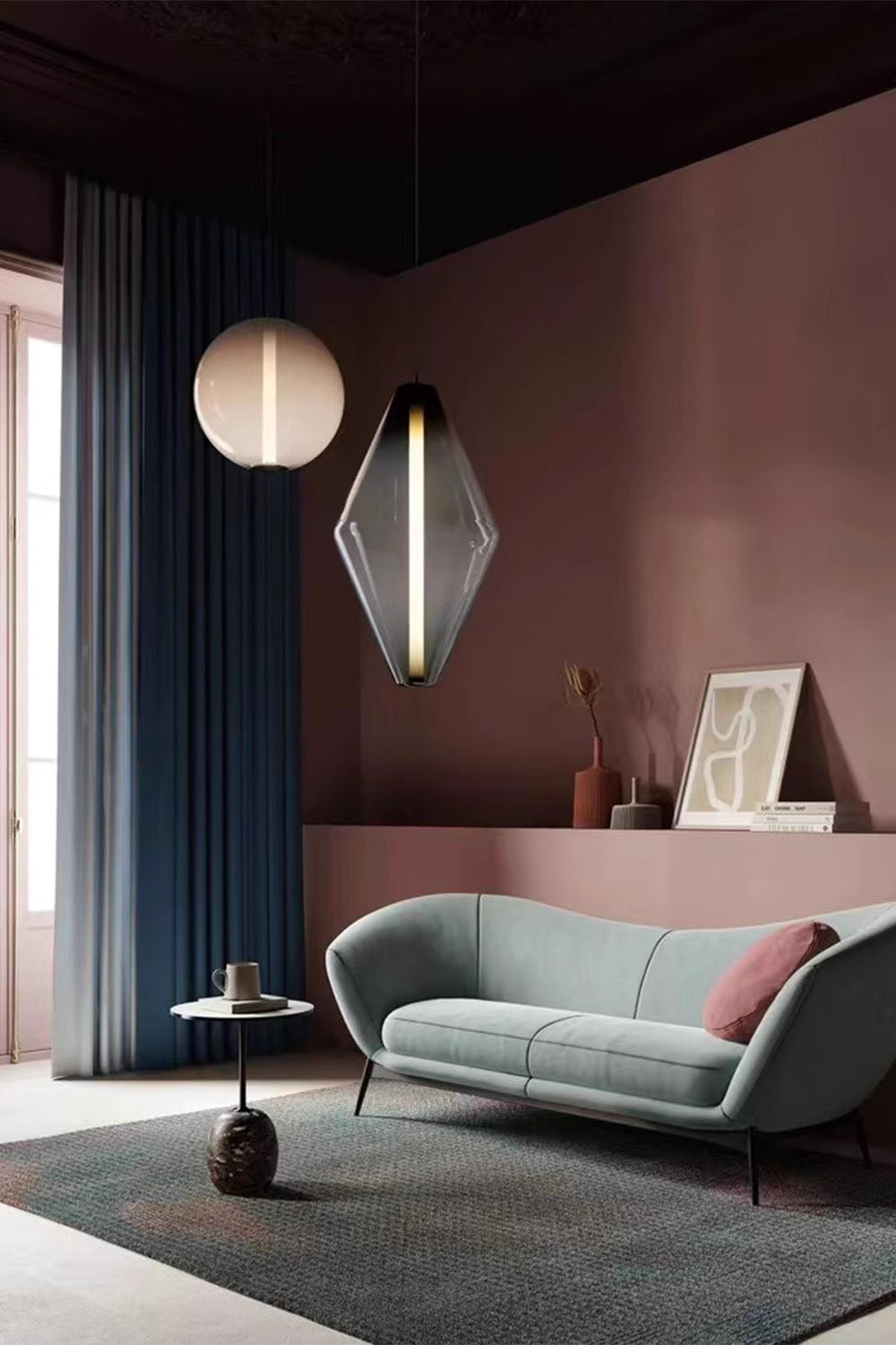 Glass Buoy Pendant Light - view 8 | everlamps