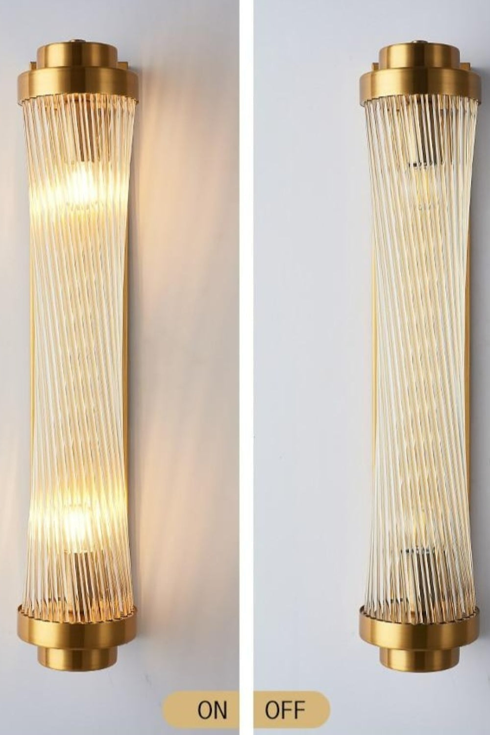 Glass Column Wall Sconce - view 14 | everlamps