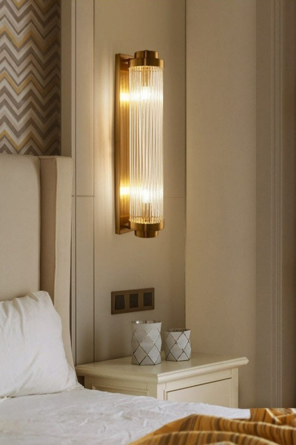 Glass Column Wall Sconce - view 7 | everlamps