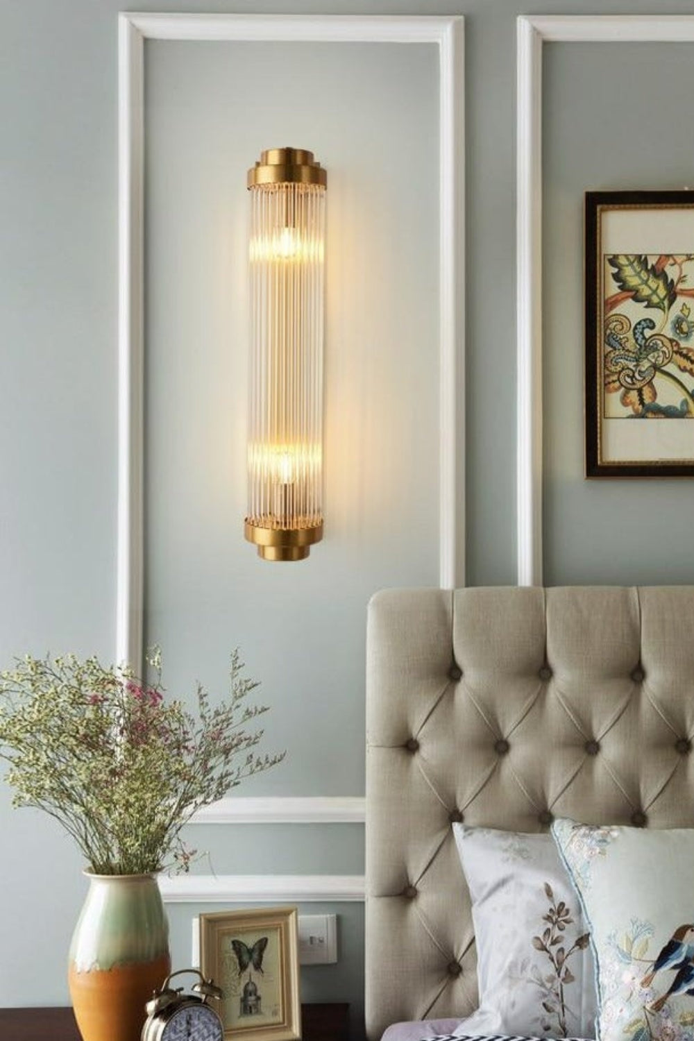 Glass Column Wall Sconce - view 9 | everlamps
