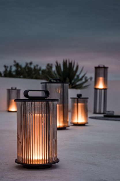 Glass Lantern Outdoor Table Lamp - view 15 | everlamps