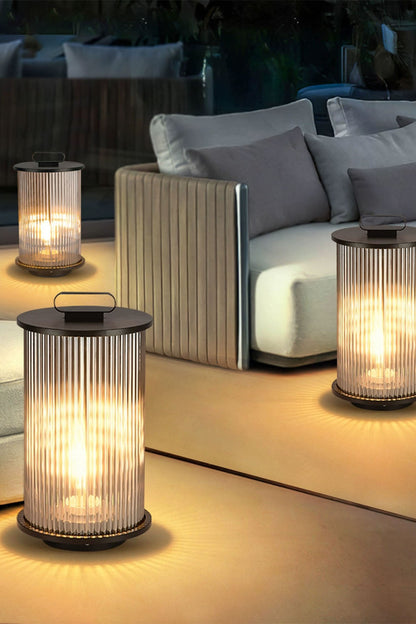 Glass Lantern Outdoor Table Lamp - view 14 | everlamps