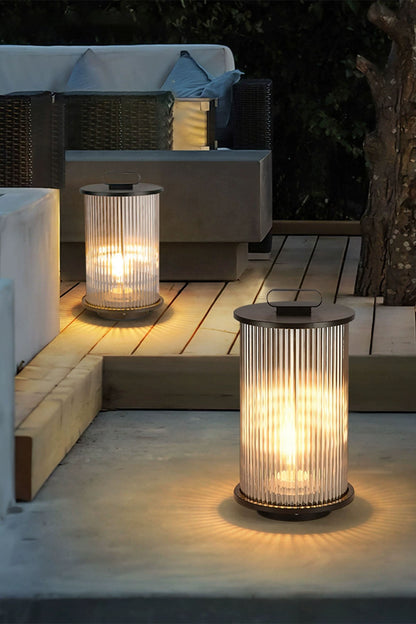 Glass Lantern Outdoor Table Lamp - view 16 | everlamps