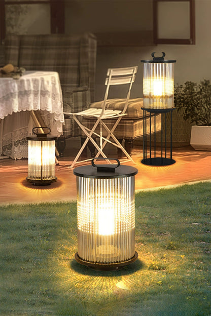 Glass Lantern Outdoor Table Lamp - view 5 | everlamps