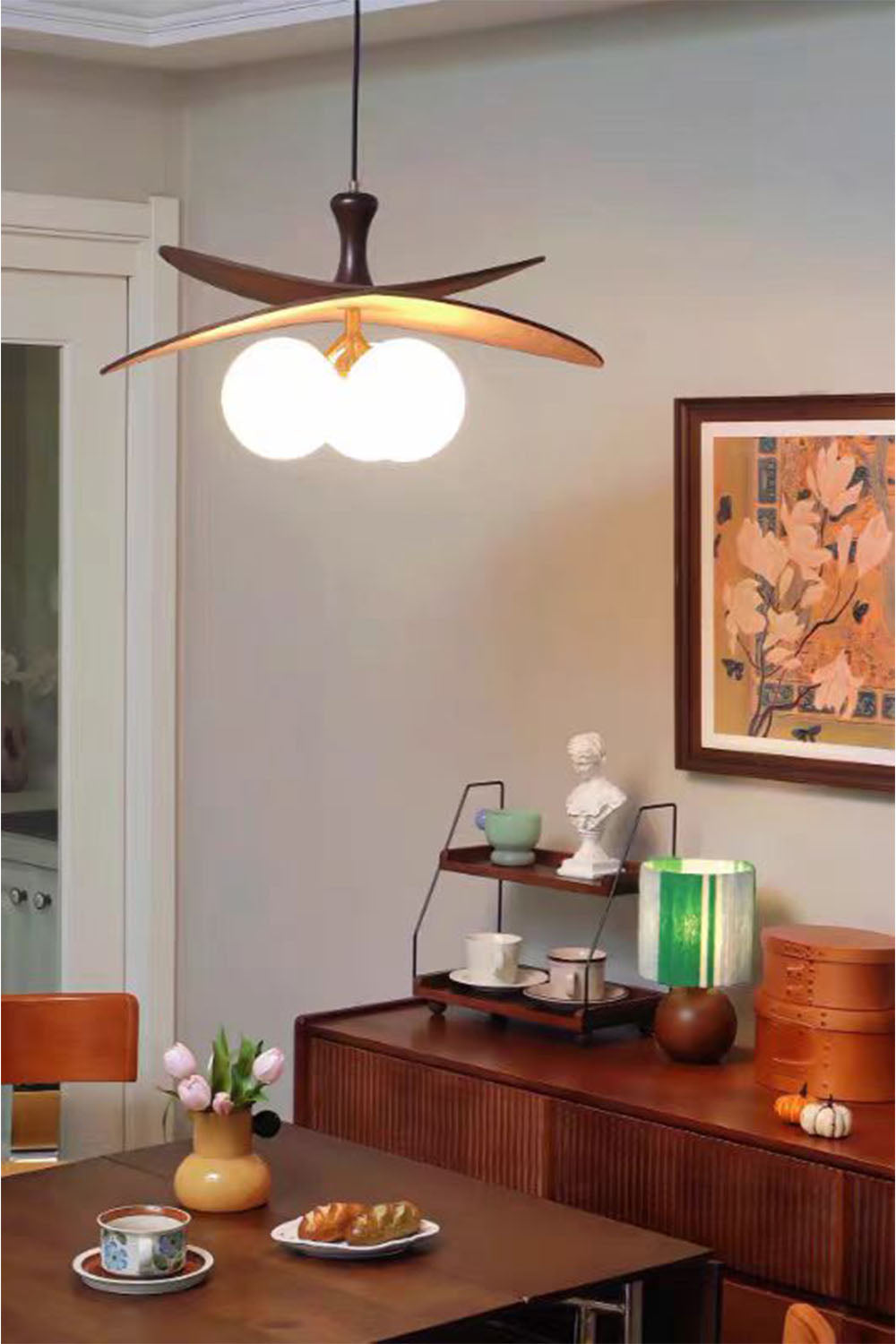 Glass Magic Bean Chandelier - view 4 | everlamps
