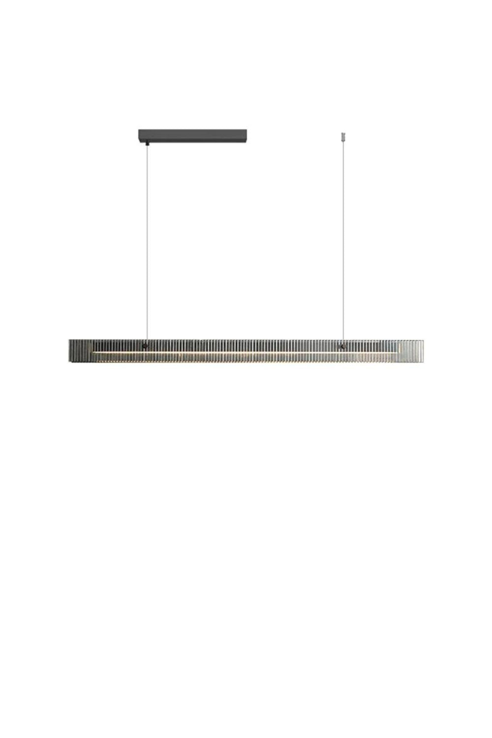 Linear glass chandelier - everlamps