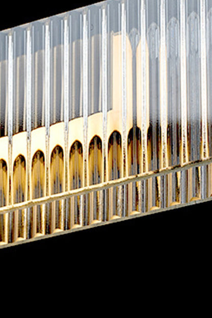 Linear glass chandelier - everlamps
