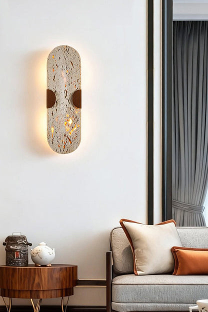 GlowPore Travertine Wall Lamp - view 3 | everlamps