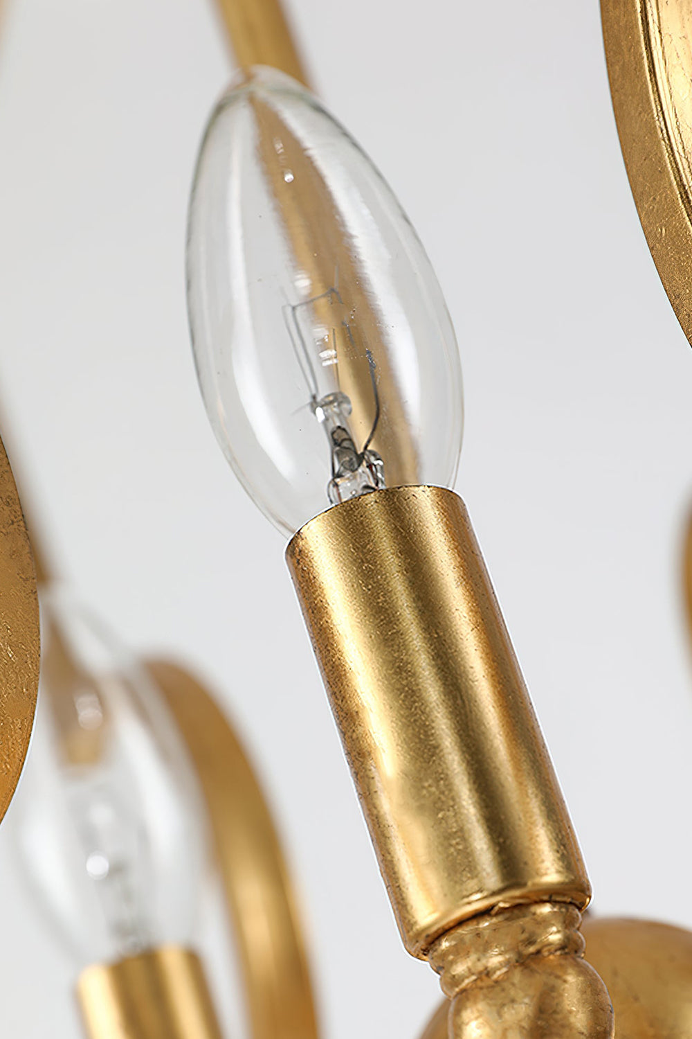 Golden Frame Lantern Chandelier - view 14 | everlamps