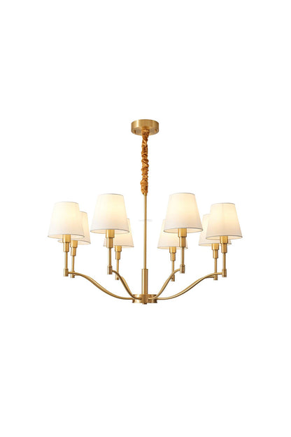 Golden Luxe Mid-Century Chandelier - view 12 | everlamps