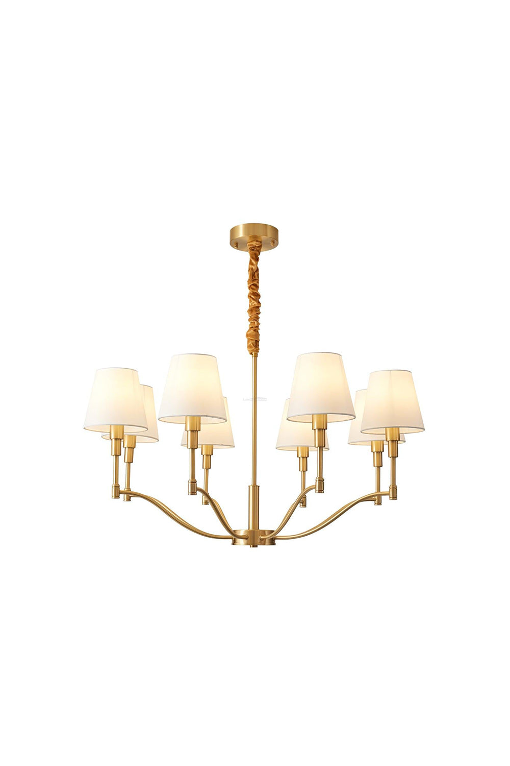 Golden Luxe Mid-Century Chandelier | everlamps