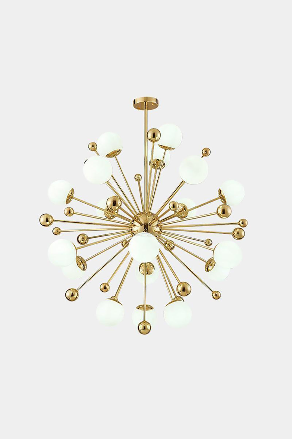 Golden Orbit Sphere Chandelier - view 5 | everlamps