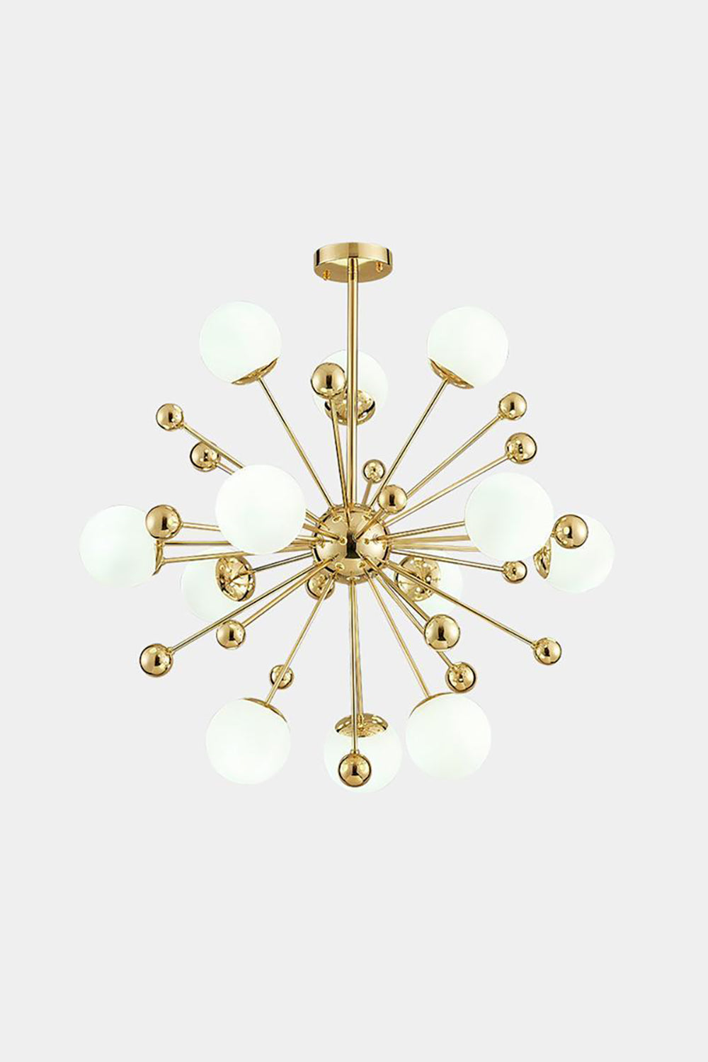 Golden Orbit Sphere Chandelier - view 6 | everlamps