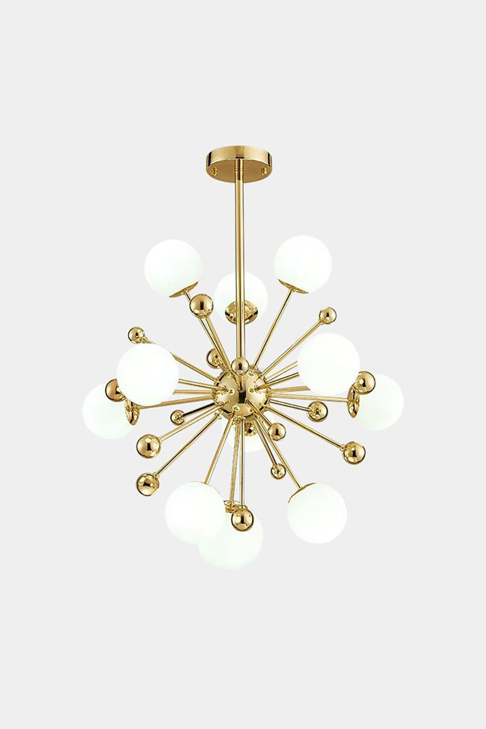 Golden Orbit Sphere Chandelier - view 7 | everlamps