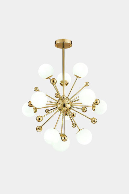 Golden Orbit Sphere Chandelier - view 7 | everlamps