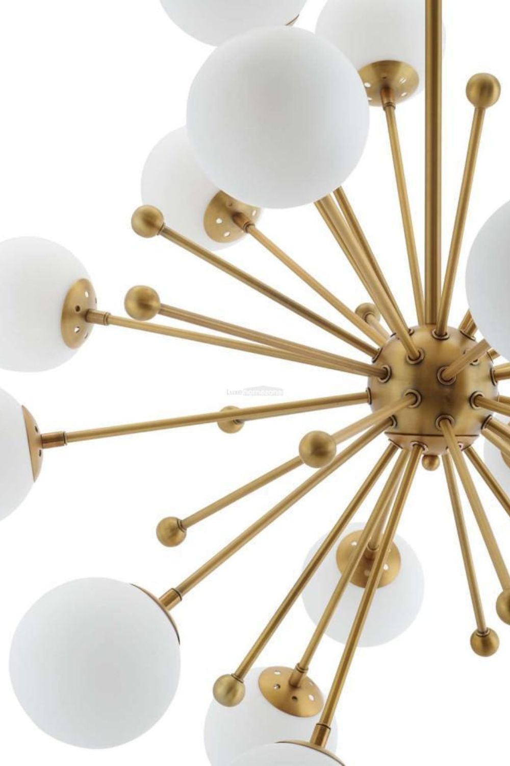 Golden Orbit Sphere Chandelier - view 8 | everlamps
