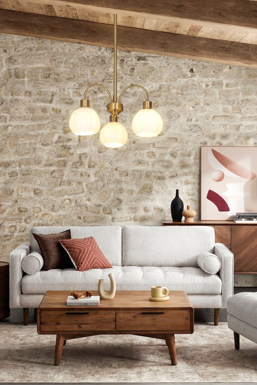 Golden Tulip Pendant Chandelier - view 7 | everlamps