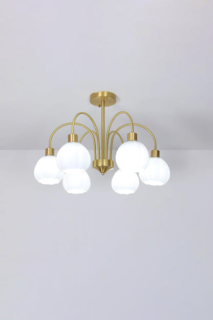 Golden Tulip Pendant Chandelier - view 9 | everlamps