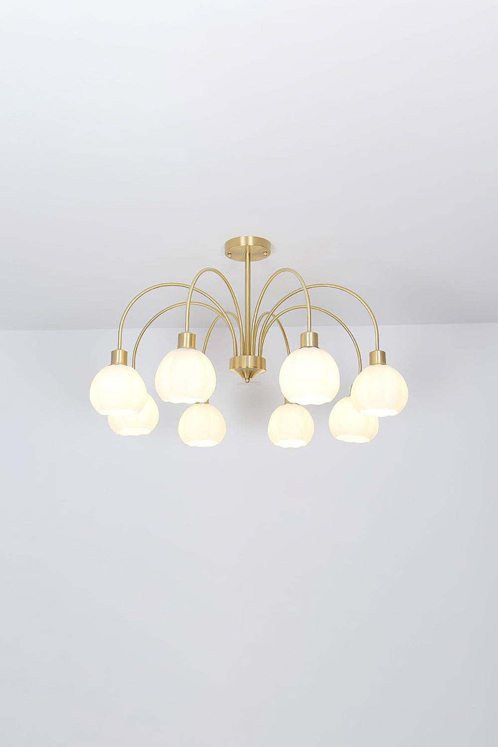 Golden Tulip Pendant Chandelier - view 8 | everlamps