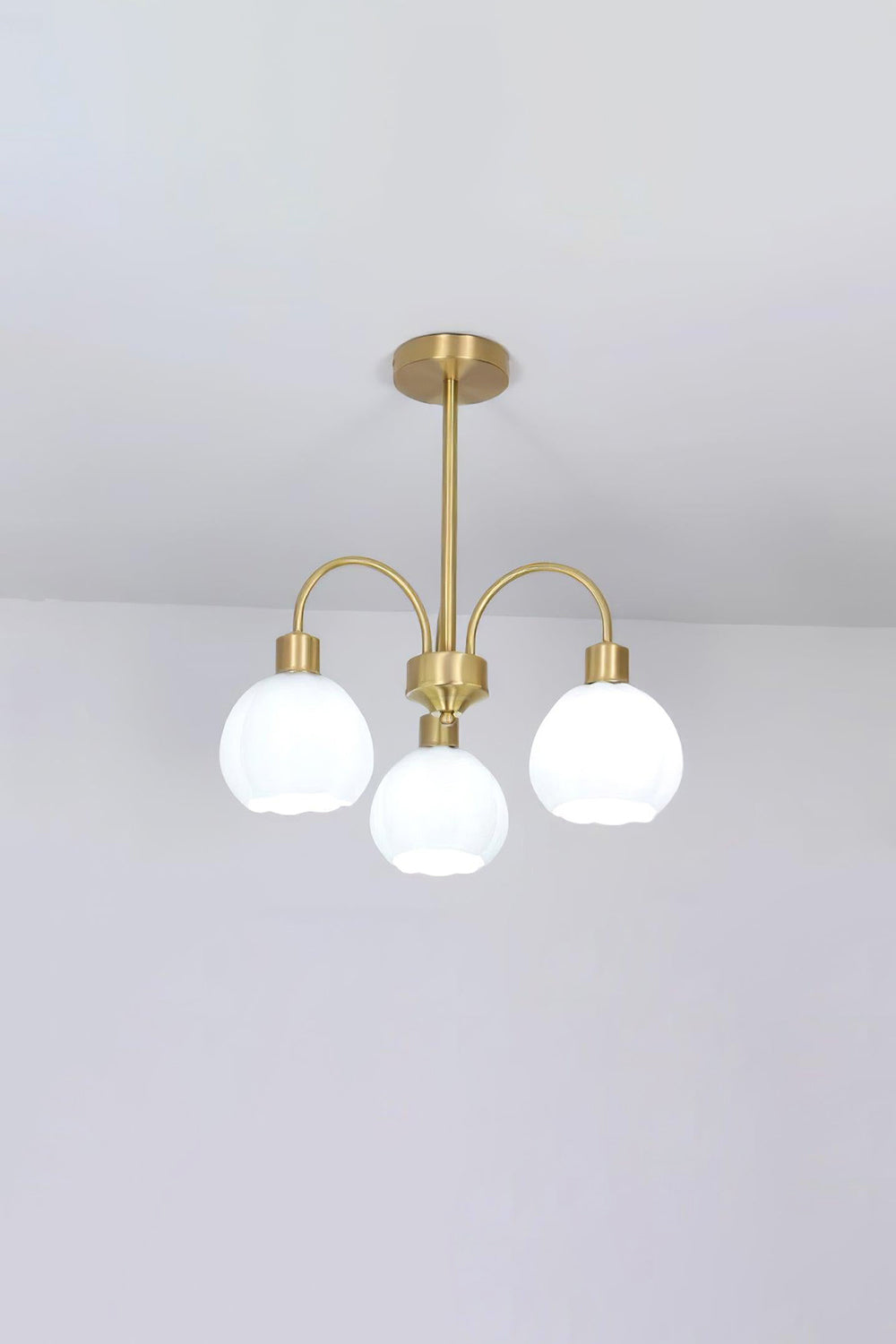 Golden Tulip Pendant Chandelier - view 11 | everlamps