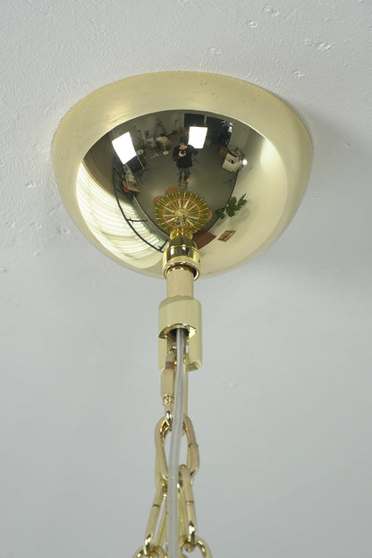 Green Glacier Tier Chandelier |Metal detail | vexa lamps