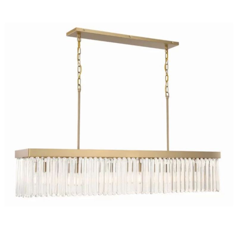 Grentl Crystal Rectangle Chandelier - Everlamps