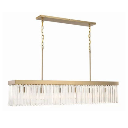 Grentl Crystal Rectangle Chandelier - Everlamps