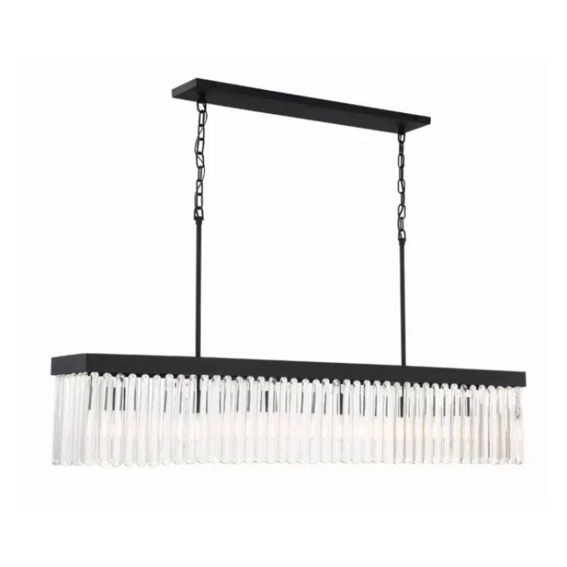 Grentl Crystal Rectangle Chandelier - Everlamps