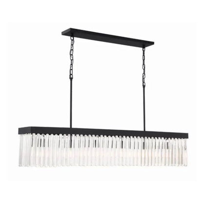 Grentl Crystal Rectangle Chandelier - Everlamps