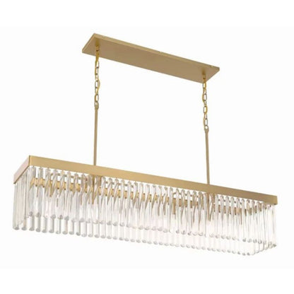 Grentl Crystal Rectangle Chandelier - Everlamps