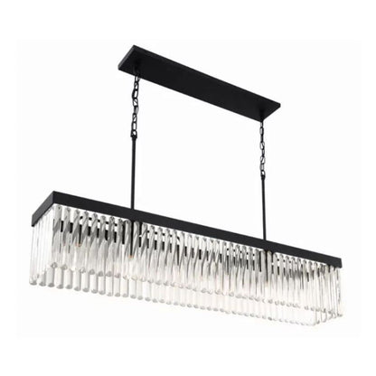 Grentl Crystal Rectangle Chandelier - Everlamps