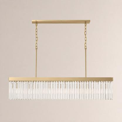 Grent Crystal Rectangle Chandelier